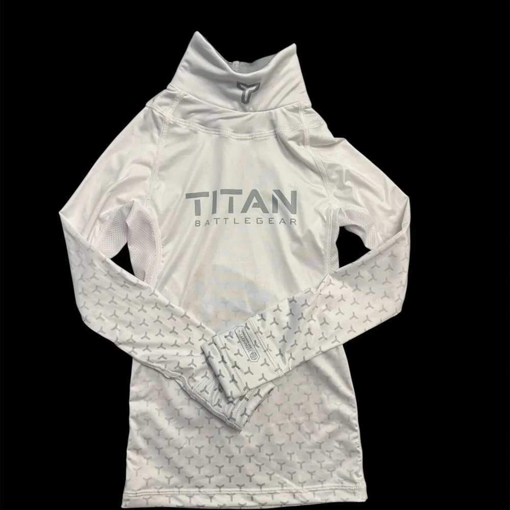 Titan Battlegear Cut Resistant Baselayer Neck Guard Hockey Shirt Youth XS 4/5 - Picture 7 of 14